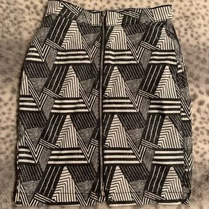 Patterned H&M Body-con Skirt